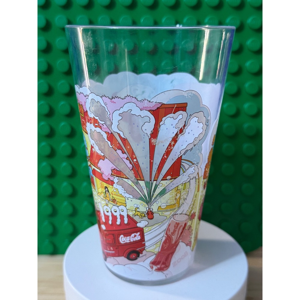 McDonalds Cactus Plant Flea Market Hamburglar Figure & Coca-Cola Collector Glass - Picture 5 of 6